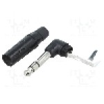 Conector jack, Jack 6,3mm, 3 contacte, tata, AMPHENOL - ACPS-TB