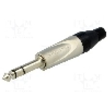 Conector jack, Jack 6,3mm, 3 contacte, tata, AMPHENOL - TS3P