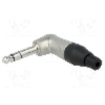Conector jack, Jack 6,3mm, 3 contacte, tata, AMPHENOL - TS3RJ