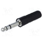 Conector jack, Jack 6,3mm, 3 contacte, tata, CLIFF - P4C (FM1046)