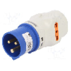 Conector alimentare AC, IEC 60309, IP20, 16A, 230V AC, 3 pini, PCE - 9433170