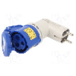 Conector alimentare AC, IEC 60309, IP20, 16A, 230V AC, 3 pini, PCE - 9434100
