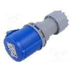 Conector alimentare AC, IEC 60309, IP44, 16A, 0,23kV, 3 pini, TAIZHOU BAOLUDA ELECTRIC - QX-510