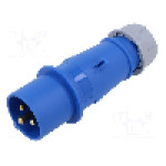 Conector alimentare AC, IEC 60309, IP44, 16A, 0,23kV, 3 pini, TAIZHOU BAOLUDA ELECTRIC - QX248