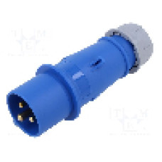 Conector alimentare AC, IEC 60309, IP44, 16A, 0,23kV, 3 pini, TAIZHOU BAOLUDA ELECTRIC - QX248
