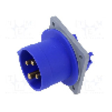 Conector alimentare AC, IEC 60309, IP44, 16A, 0,25kV, 250V AC, 4 pini, AMPHENOL - 2CMA193348R1000