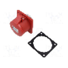 Conector alimentare AC, IEC 60309, IP44, 16A, 0,4kV, 5 pini, TAIZHOU BAOLUDA ELECTRIC - QX-1385