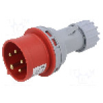 Conector alimentare AC, IEC 60309, IP44, 16A, 0,4kV, 5 pini, TAIZHOU BAOLUDA ELECTRIC - QX-3