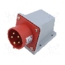 Conector alimentare AC, IEC 60309, IP44, 16A, 0,4kV, 5 pini, TAIZHOU BAOLUDA ELECTRIC - QX-342