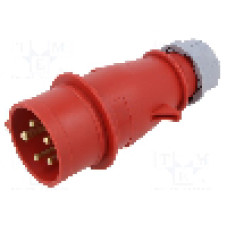 Conector alimentare AC, IEC 60309, IP44, 16A, 0,4kV, 5 pini, TAIZHOU BAOLUDA ELECTRIC - QX3