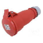 Conector alimentare AC, IEC 60309, IP44, 16A, 0,4kV, 5 pini, TAIZHOU BAOLUDA ELECTRIC - QX5