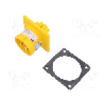 Conector alimentare AC, IEC 60309, IP44, 16A, 110V AC, 4 pini, PCE - 614-4