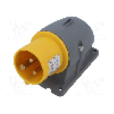 Conector alimentare AC, IEC 60309, IP44, 16A, 130V, 130V AC, 3 pini, AMPHENOL - 2CMA193289R1000