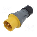 Conector alimentare AC, IEC 60309, IP44, 16A, 130V, 4 pini, AMPHENOL - 2CMA101954R1000