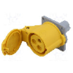 Conector alimentare AC, IEC 60309, IP44, 16A, 130V AC, 3 pini, AMPHENOL - 2CMA193145R1000