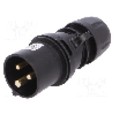 Conector alimentare AC, IEC 60309, IP44, 16A, 230V AC, 3 pini, PCE - 013-6X