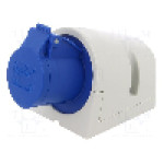 Conector alimentare AC, IEC 60309, IP44, 16A, 230V AC, 3 pini, PCE - 113-6