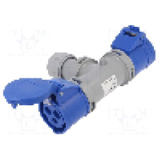 Conector alimentare AC, IEC 60309, IP44, 16A, 230V AC, 3 pini, PCE - 94325102