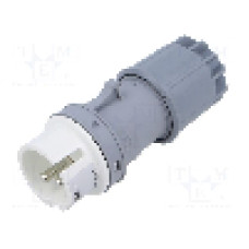 Conector alimentare AC, IEC 60309, IP44, 16A, 24/42V DC, 2 pini, PCE - 082-10V