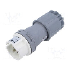 Conector alimentare AC, IEC 60309, IP44, 16A, 24/42V DC, 3 pini, PCE - 083-10V