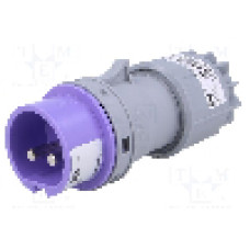 Conector alimentare AC, IEC 60309, IP44, 16A, 24V AC, 2 pini, PCE - 062V