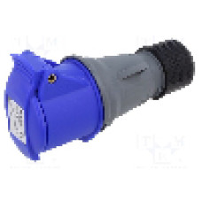 Conector alimentare AC, IEC 60309, IP44, 16A, 250V AC, 3 pini, AMPHENOL - 2CMA102003R1000