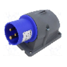 Conector alimentare AC, IEC 60309, IP44, 16A, 250V AC, 3 pini, AMPHENOL - 2CMA193290R1000