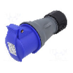 Conector alimentare AC, IEC 60309, IP44, 16A, 250V AC, 4 pini, AMPHENOL - 2CMA102014R1000