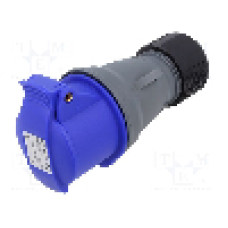 Conector alimentare AC, IEC 60309, IP44, 16A, 250V AC, 4 pini, AMPHENOL - 2CMA102014R1000