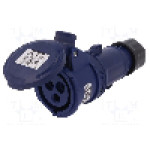 Conector alimentare AC, IEC 60309, IP44, 16A, 380/415V AC, 3 pini, Famatel - 23200