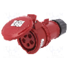 Conector alimentare AC, IEC 60309, IP44, 16A, 380/415V AC, 5 pini, Famatel - 23301