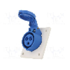 Conector alimentare AC, IEC 60309, IP44, 16A, 400V AC, 3 pini, PAWBOL - B.1927