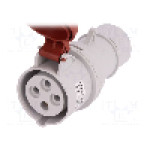Conector alimentare AC, IEC 60309, IP44, 16A, 400V AC, 4 pini, PAWBOL - B.1039
