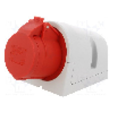 Conector alimentare AC, IEC 60309, IP44, 16A, 400V AC, 4 pini, PCE - 114-6