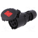 Conector alimentare AC, IEC 60309, IP44, 16A, 400V AC, 4 pini, PCE - 214-6X