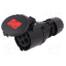 Conector alimentare AC, IEC 60309, IP44, 16A, 400V AC, 4 pini, PCE - 214-6X