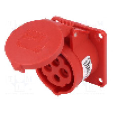 Conector alimentare AC, IEC 60309, IP44, 16A, 400V AC, 4 pini, PCE - 314-6
