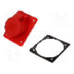 Conector alimentare AC, IEC 60309, IP44, 16A, 400V AC, 4 pini, PCE - 414-6F8
