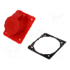 Conector alimentare AC, IEC 60309, IP44, 16A, 400V AC, 4 pini, PCE - 414-6F8