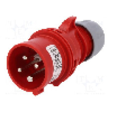 Conector alimentare AC, IEC 60309, IP44, 16A, 400V AC, 4 pini, PCE - 7014-6