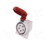Conector alimentare AC, IEC 60309, IP44, 16A, 400V AC, 5 pini, PAWBOL - B.1056SZ