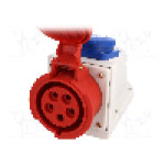 Conector alimentare AC, IEC 60309, IP44, 16A, 400V AC, 5 pini, PAWBOL - B.1942