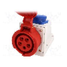 Conector alimentare AC, IEC 60309, IP44, 16A, 400V AC, 5 pini, PAWBOL - B.1942