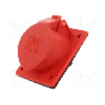 Conector alimentare AC, IEC 60309, IP44, 16A, 400V AC, 5 pini, PCE - 415-6