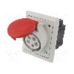 Conector alimentare AC, IEC 60309, IP44, 16A, 400V AC, 5 pini, PCE - 415-6PKG