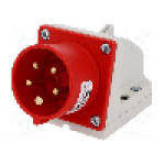 Conector alimentare AC, IEC 60309, IP44, 16A, 400V AC, 5 pini, PCE - 515-6