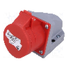 Conector alimentare AC, IEC 60309, IP44, 16A, 400V AC, 7 pini, PCE - 117-6V