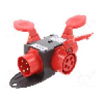 Conector alimentare AC, IEC 60309, IP44, 16A, 400V AC, {{Numarul de pini}} pini, PAWBOL - B.MINI-1