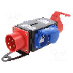 Conector alimentare AC, IEC 60309, IP44, 16A, 400V AC, {{Numarul de pini}} pini, PAWBOL - B.MINI-3