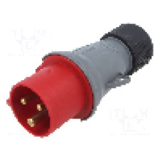 Conector alimentare AC, IEC 60309, IP44, 16A, 415V, 3 pini, AMPHENOL - 2CMA101948R1000